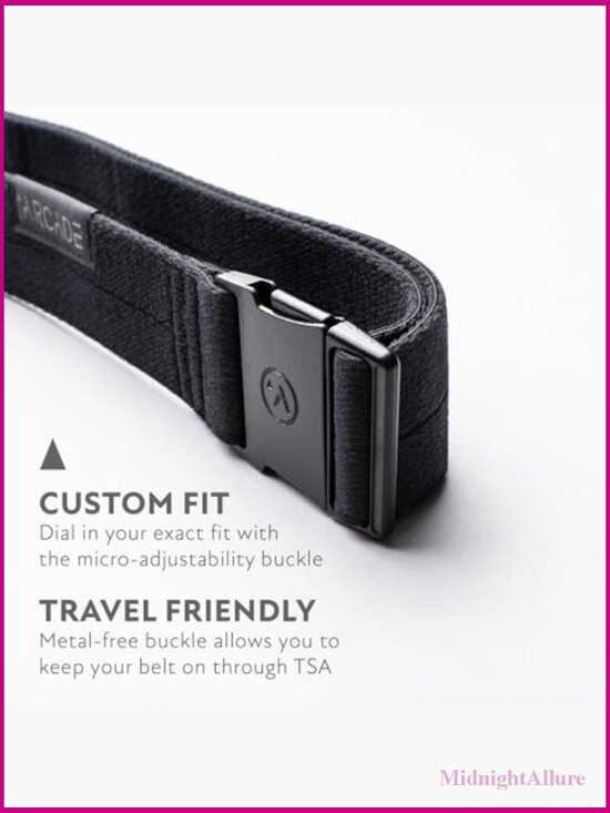 Micro Adjustable Stretch Webbing Belt, Outdoor Adventure, Unisex main image 4